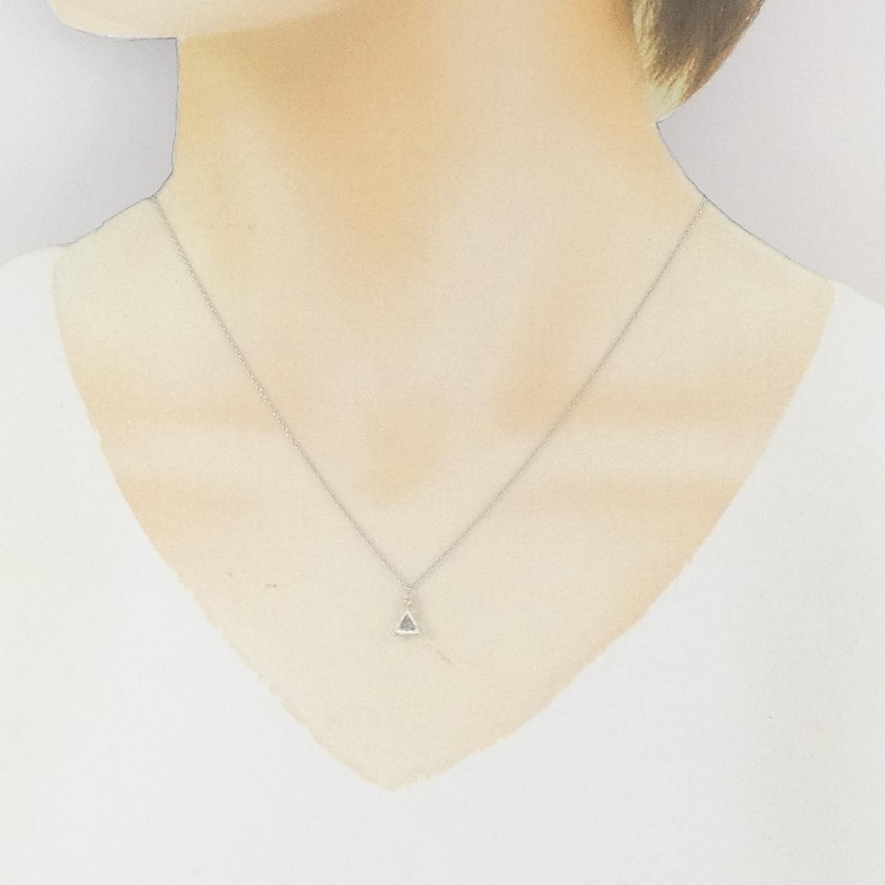 PT900/PT850 ダイヤモンド ネックレス 0.357CT