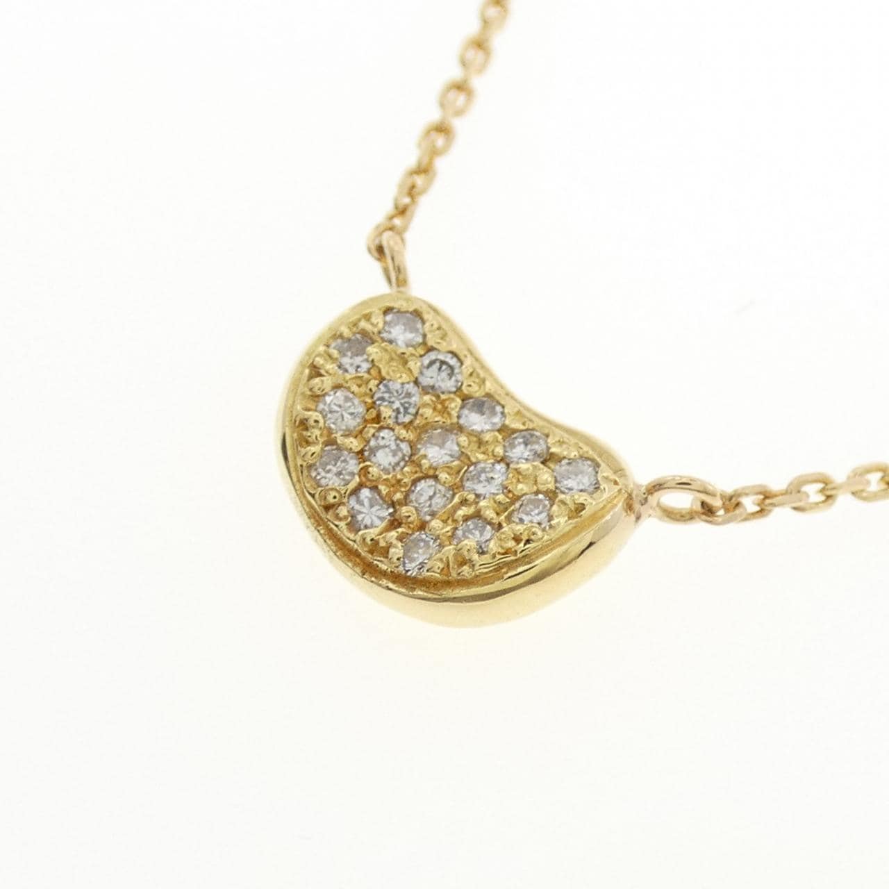K18YG ダイヤモンド ネックレス 0.15CT