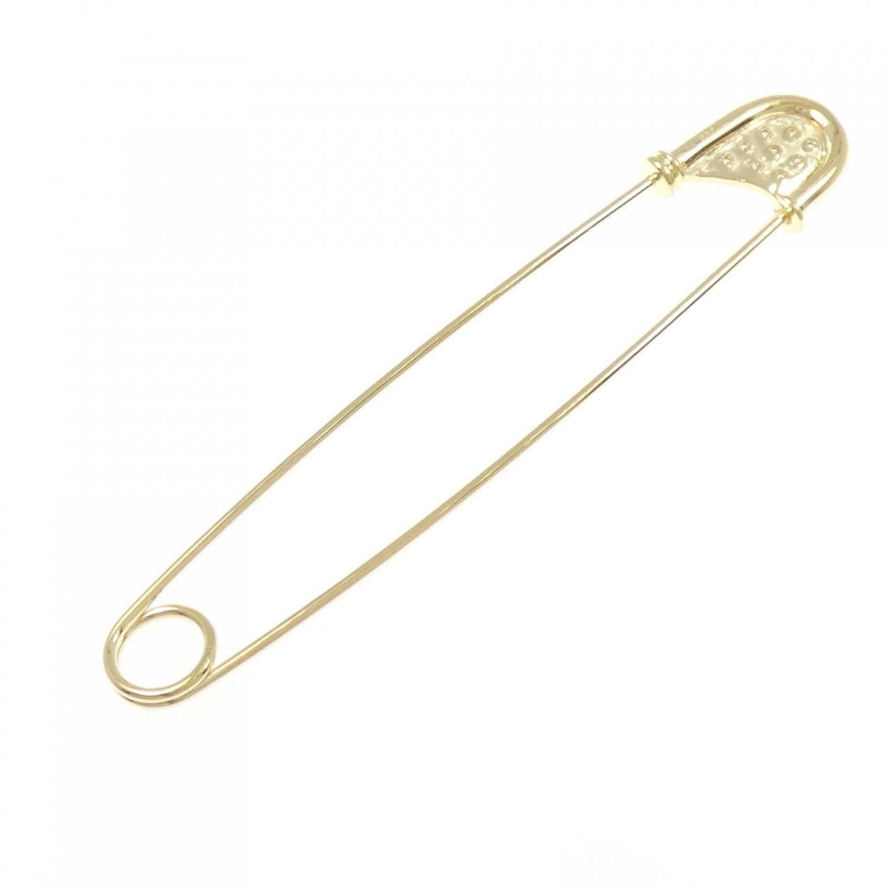 K18YG ダイヤモンド ブローチ 0.09CT