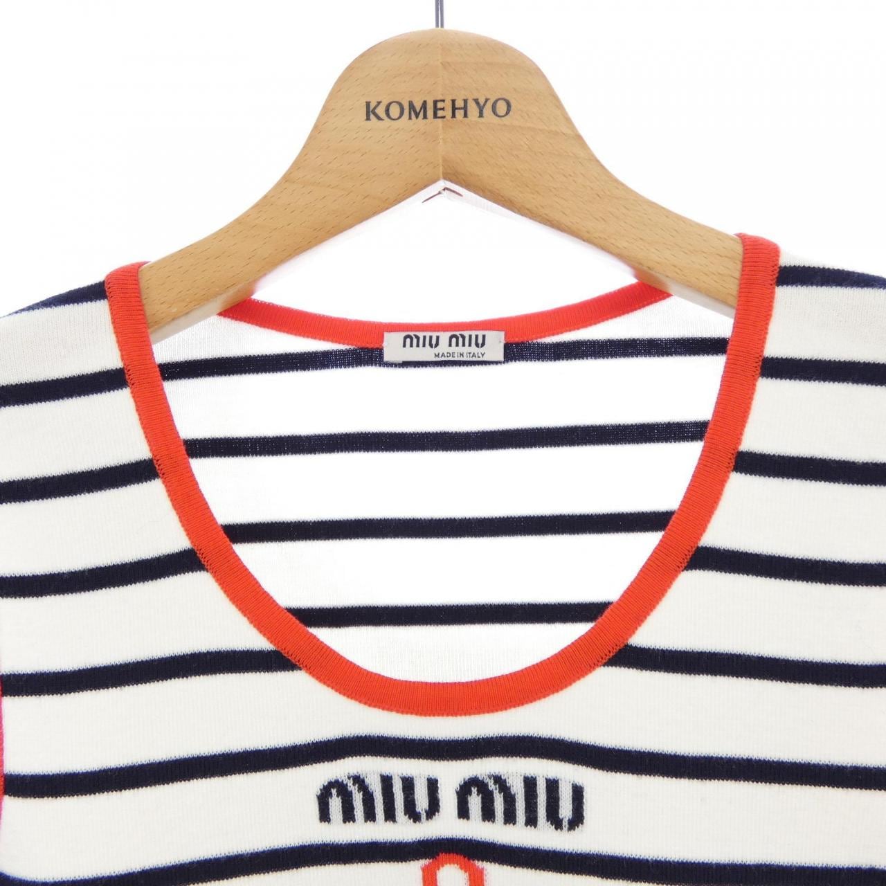 ミュウミュウ MIU MIU MMA711 1Y6F カットワンピース