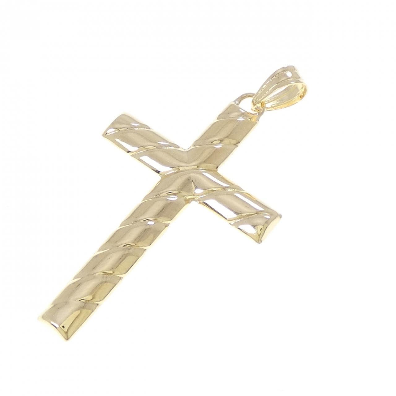 K18YG クロス ペンダント