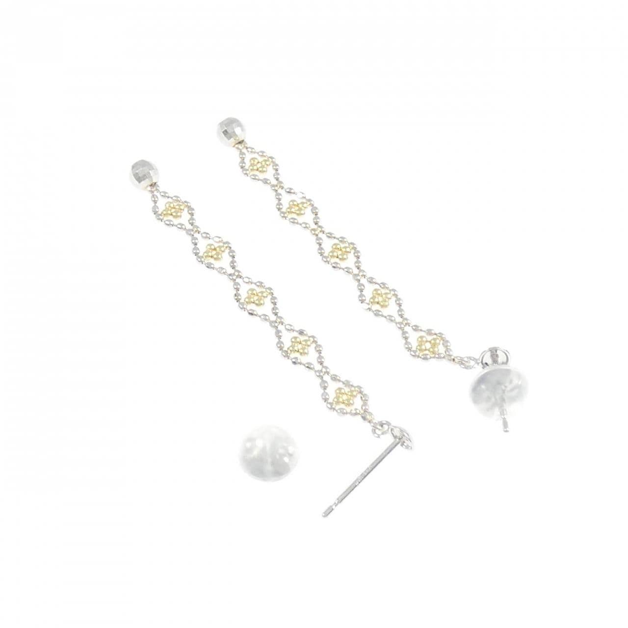 K18WG/K18YG ピアス