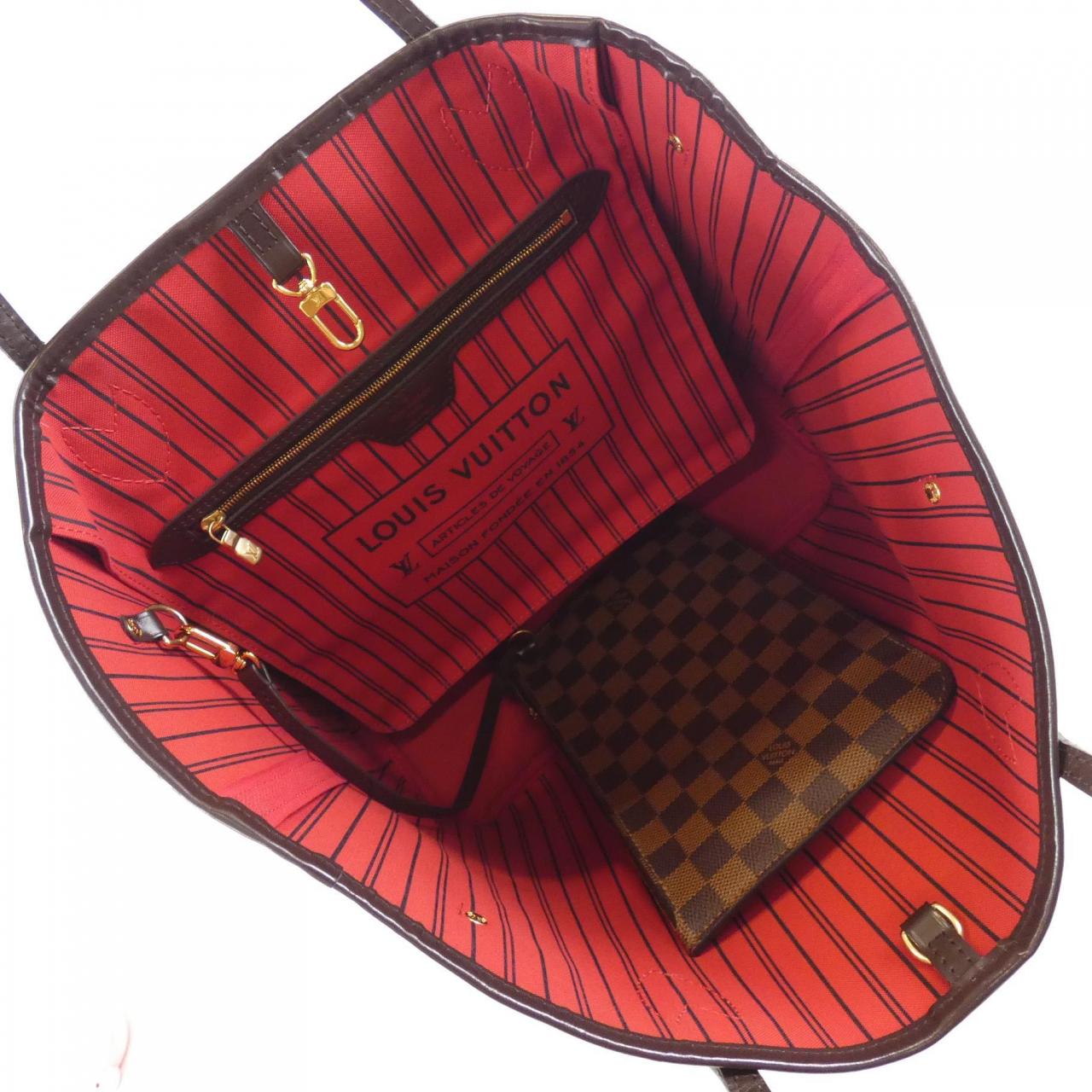 LOUIS VUITTON Damier Neverfull MM N41358 bag