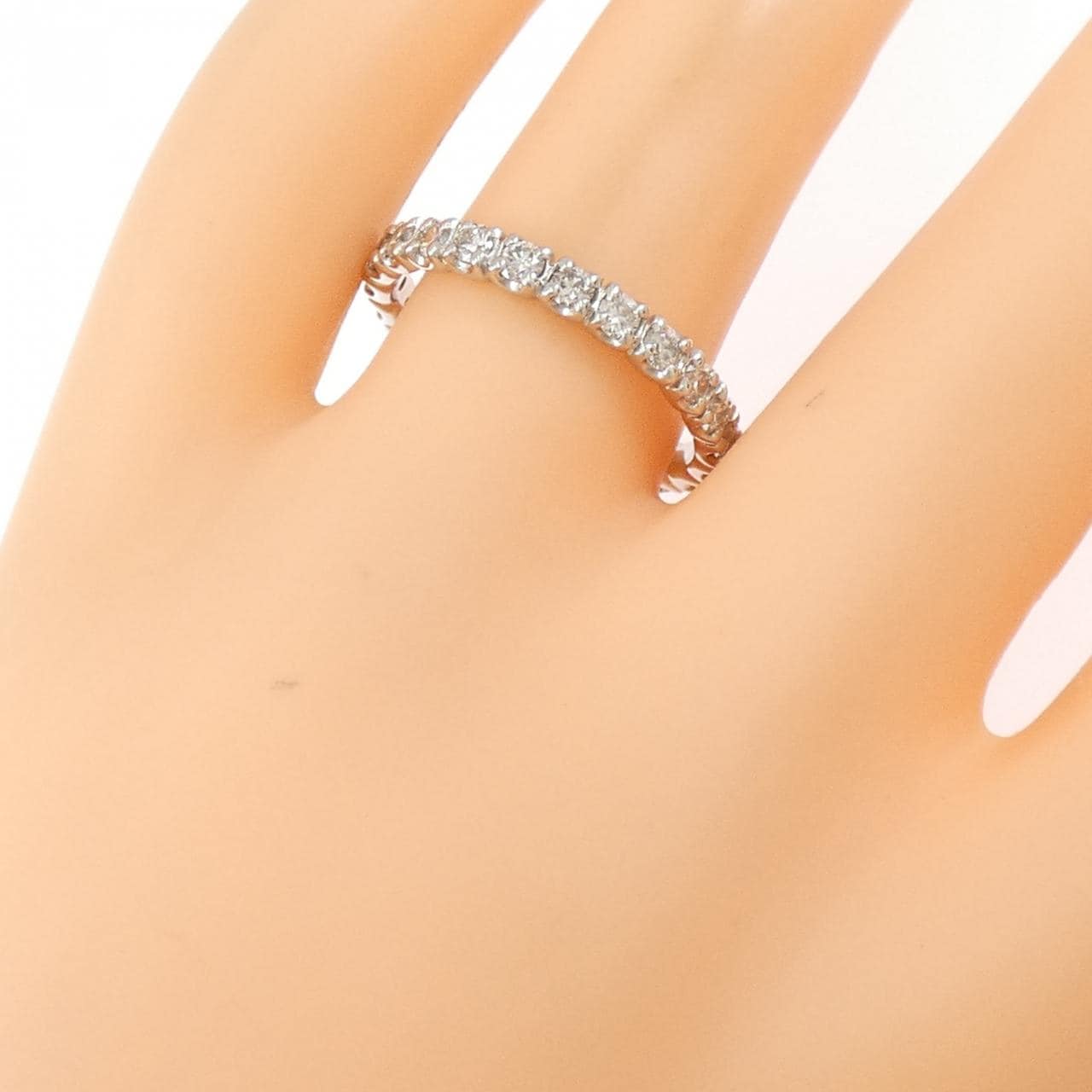PT900 フルエタニティ ダイヤモンド リング 1.0CT