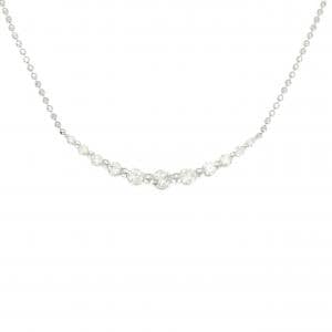 PT900/PT850 ダイヤモンド ネックレス 1.00CT