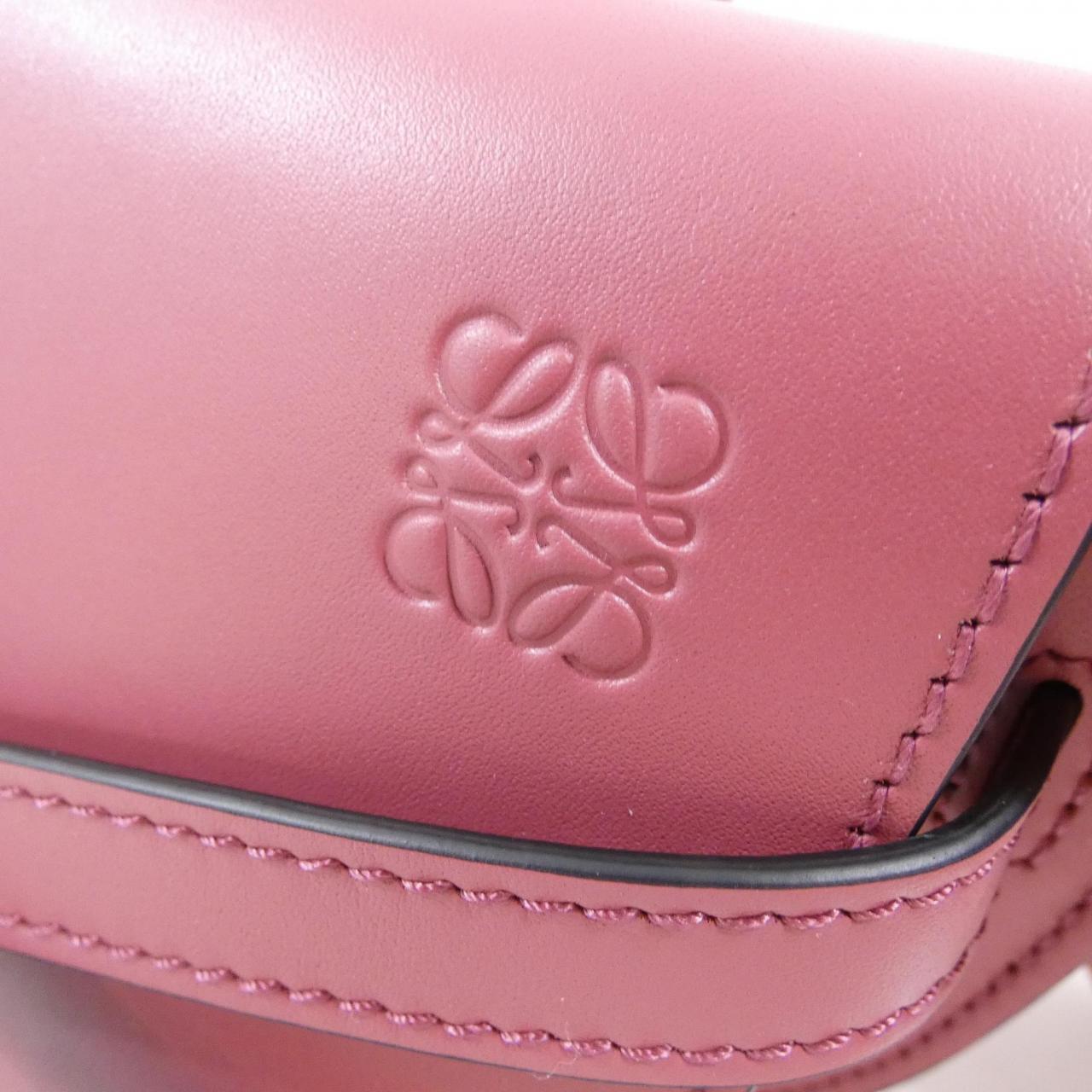 Loewe Gate Dual Mini Bag in Plumrose