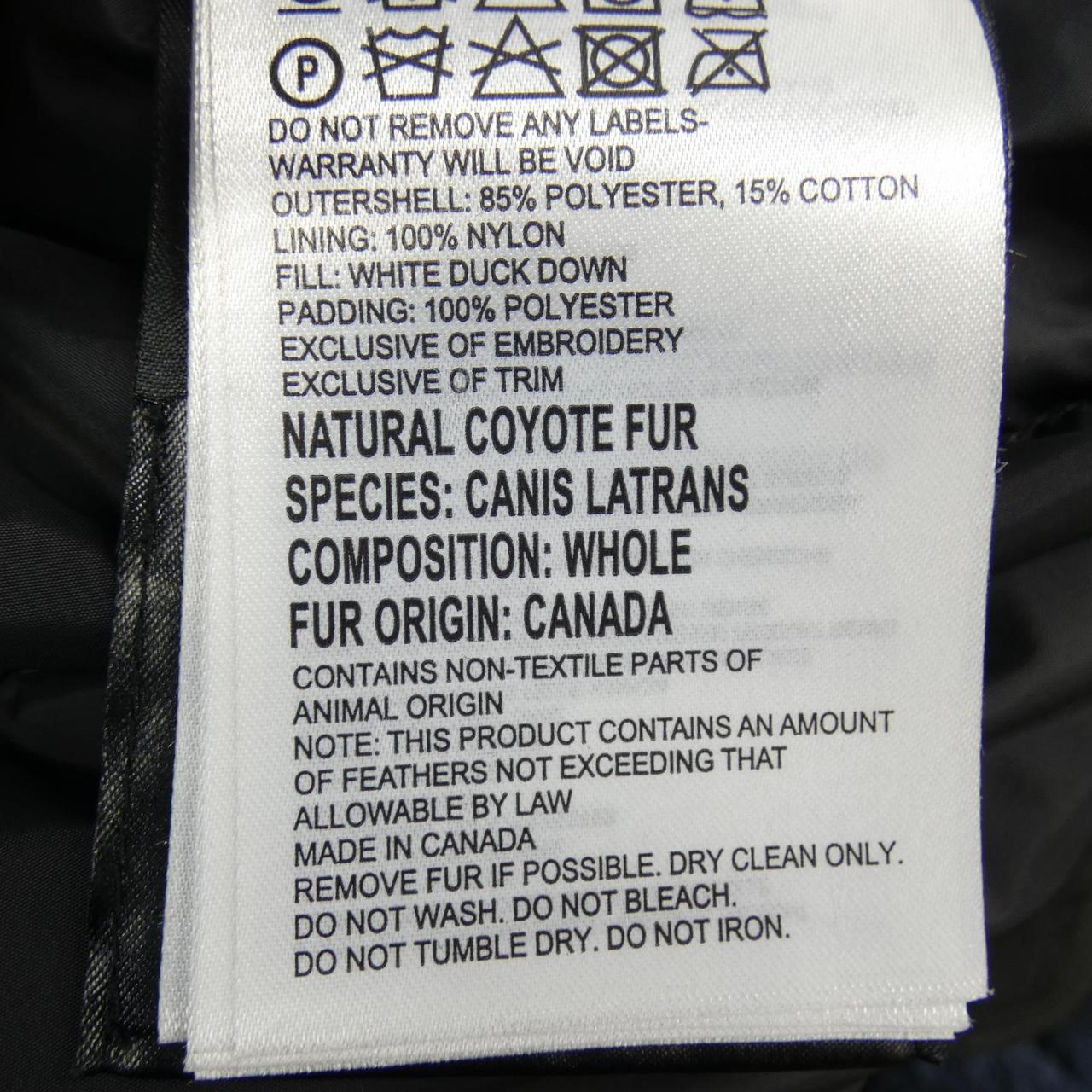 Canada goose CANADA GOOSE down coat