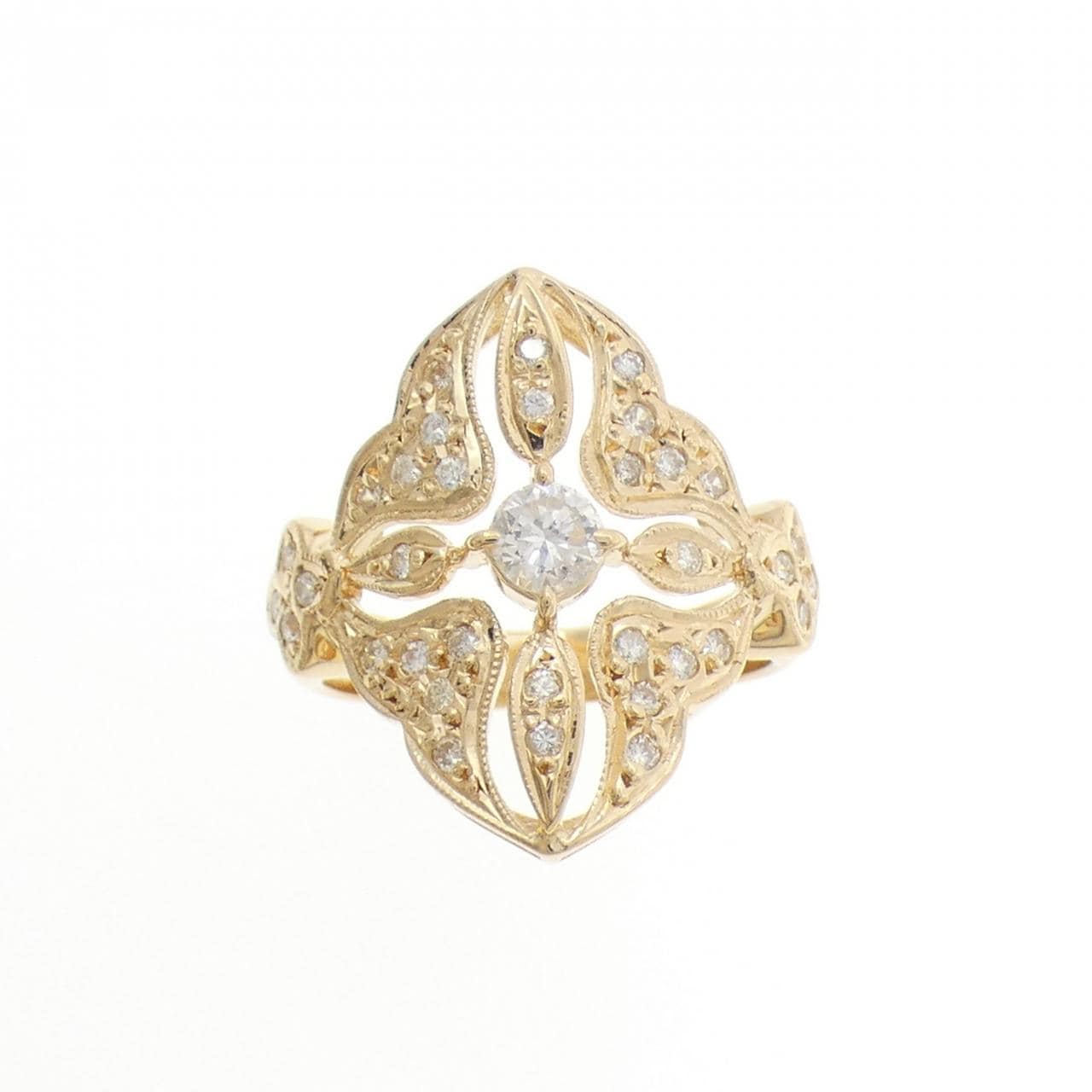 K18YG ダイヤモンド リング 0.54CT