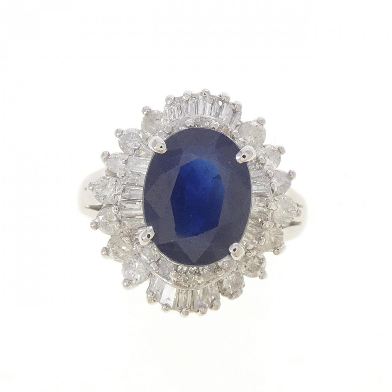PT900 サファイヤ リング 2.00CT