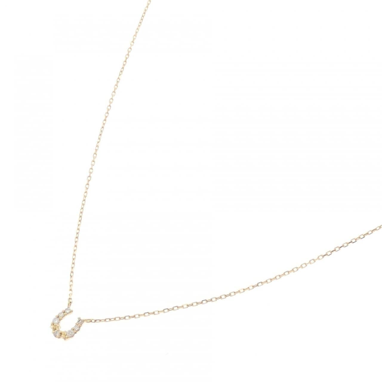 アガット ダイヤモンド ネックレス 0.05CT