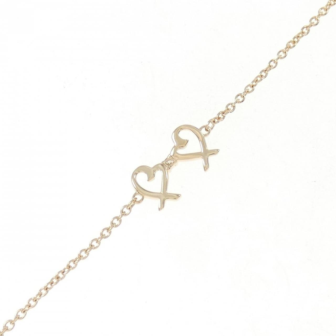 TIFFANY double loving heart bracelet