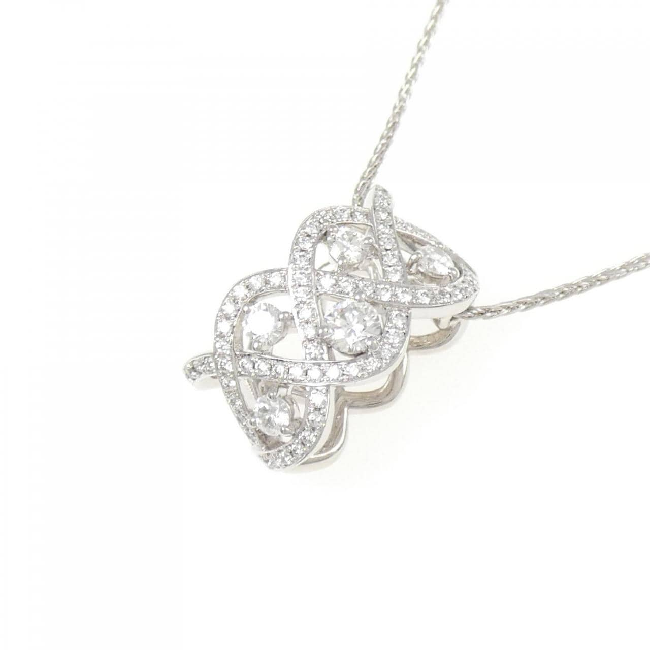 Sa Birth Woven Necklace 0.65CT