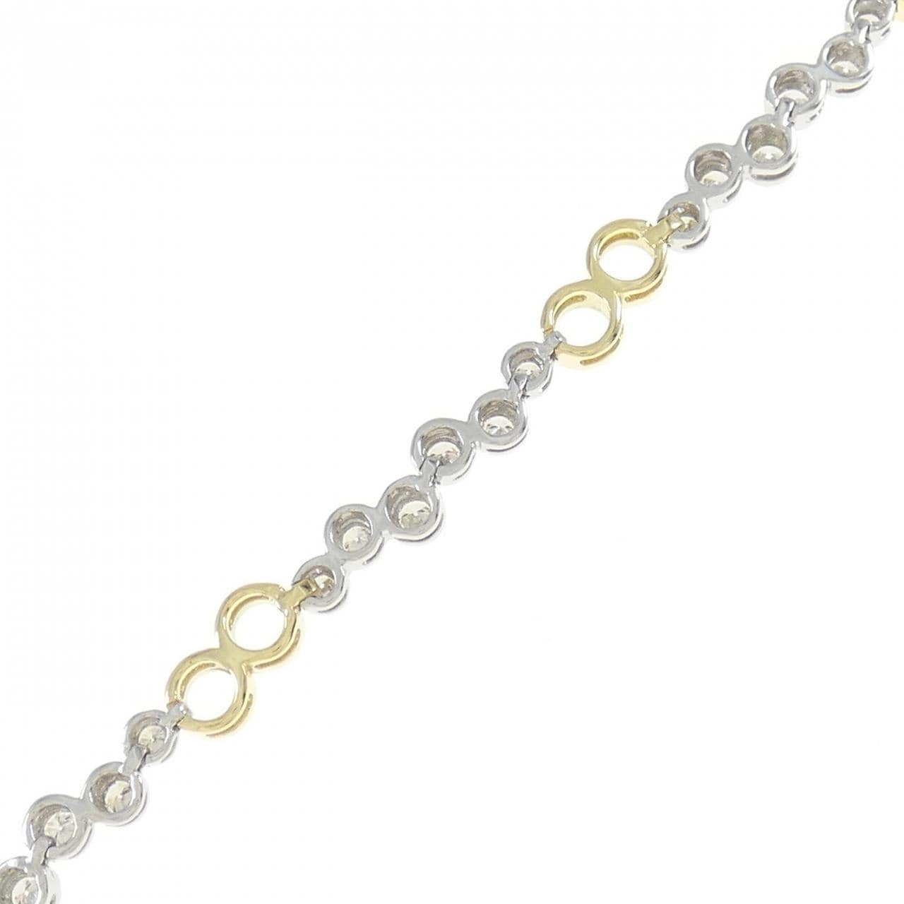 PT/K18YG Diamond bracelet 1.65CT