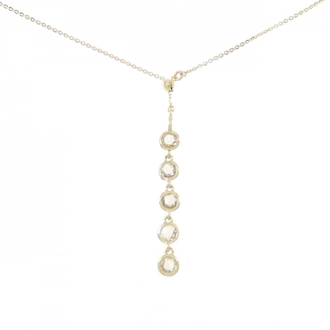 K18YG ダイヤモンド ネックレス 0.40CT