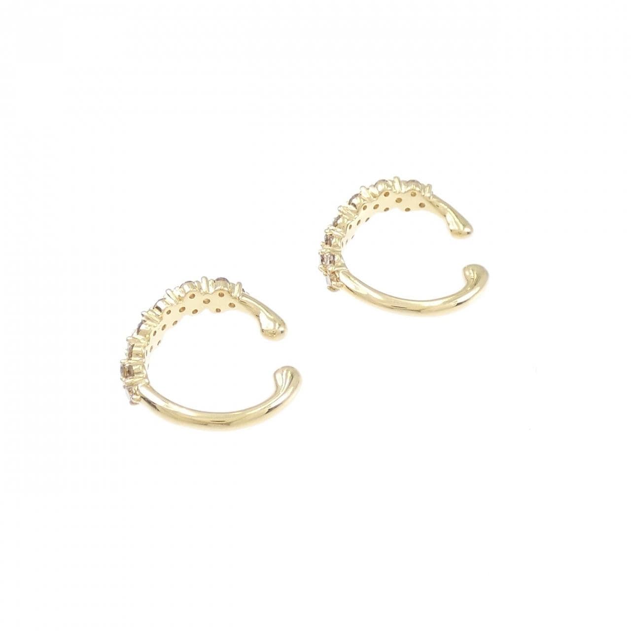 K18YG ダイヤモンド イヤリング 0.40CT