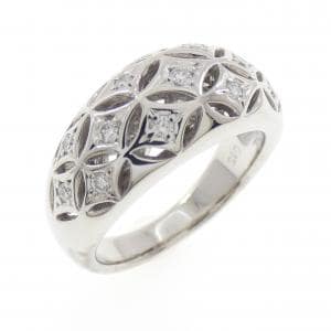 K18WG ダイヤモンド リング 0.15CT