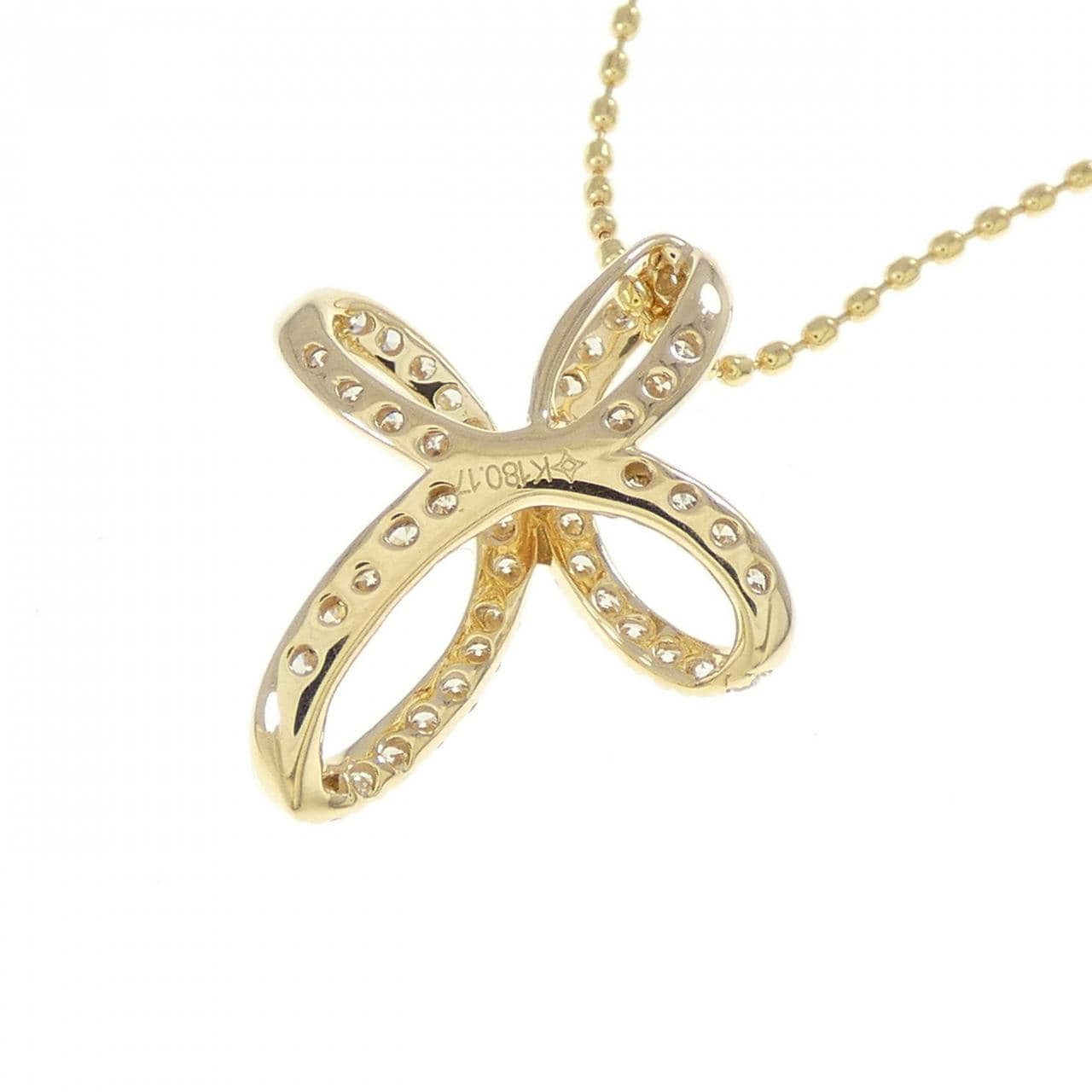 ジーエスティービー ダイヤモンド ネックレス 0.17CT