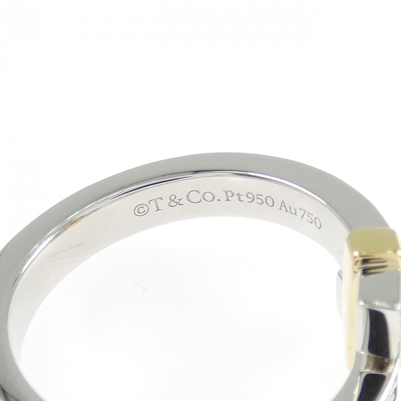 ティファニー バイパス ワイド リング 1.08CT