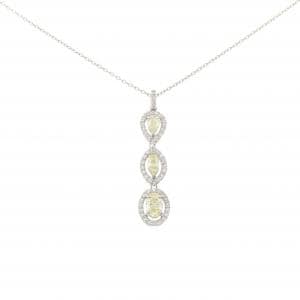 PT900/PT850 ダイヤモンド ネックレス 0.51CT
