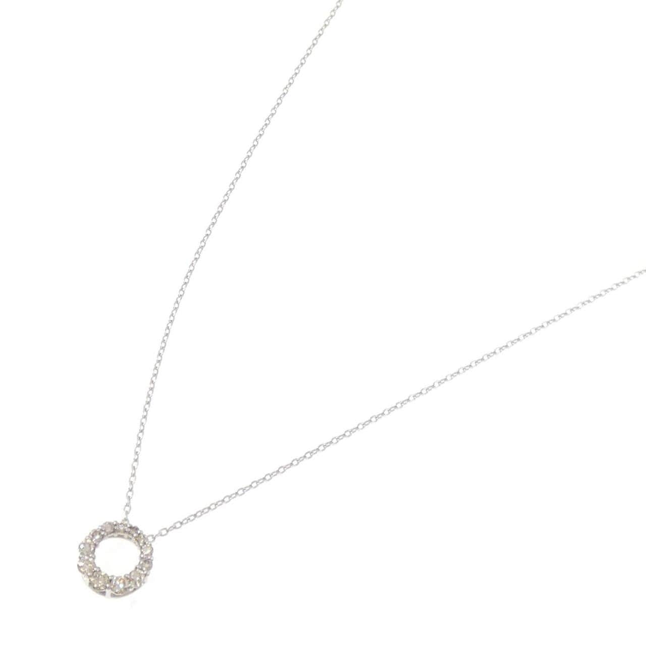 PT950/PT850 ダイヤモンド ネックレス 0.20CT