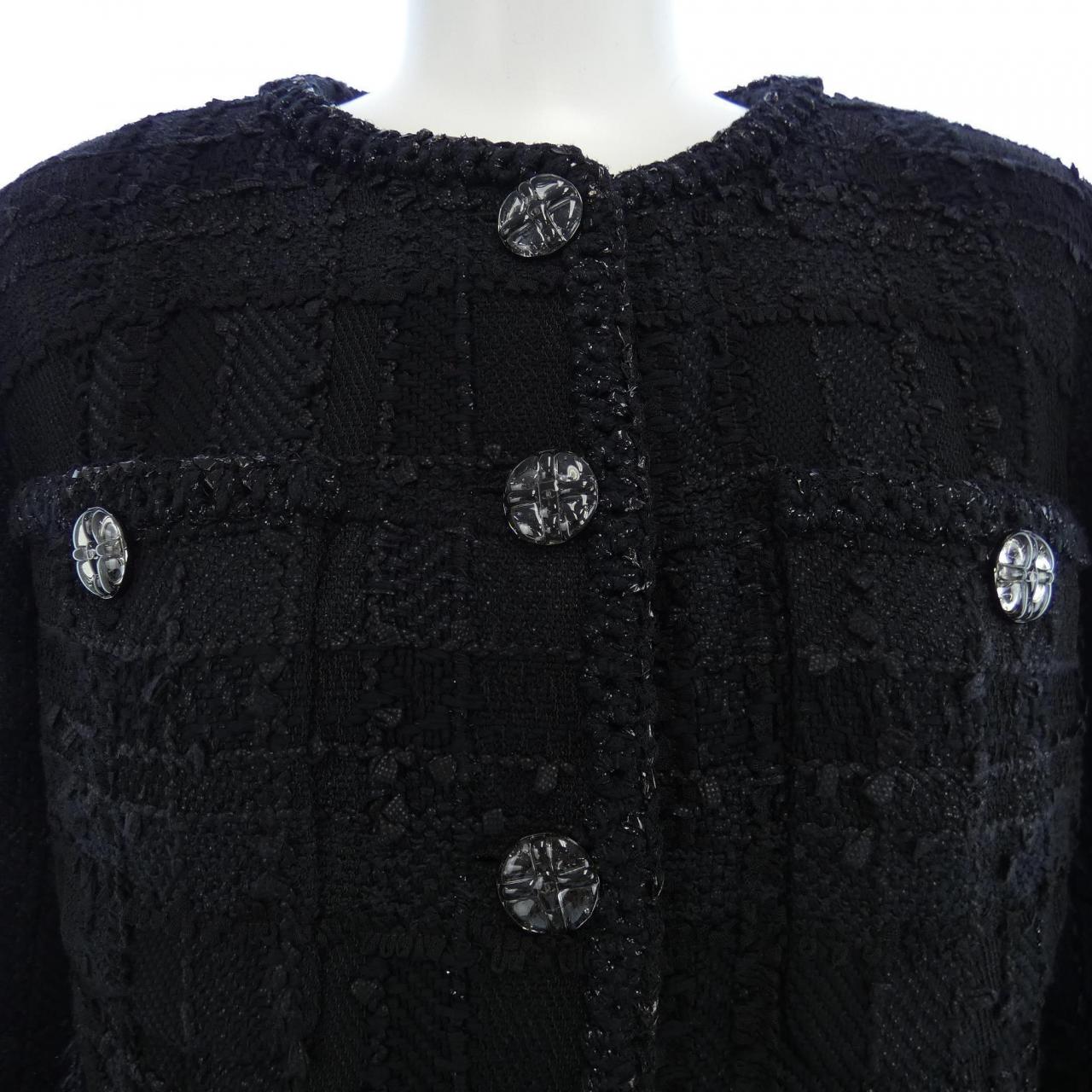 シャネル CHANEL ノーカラージャケット