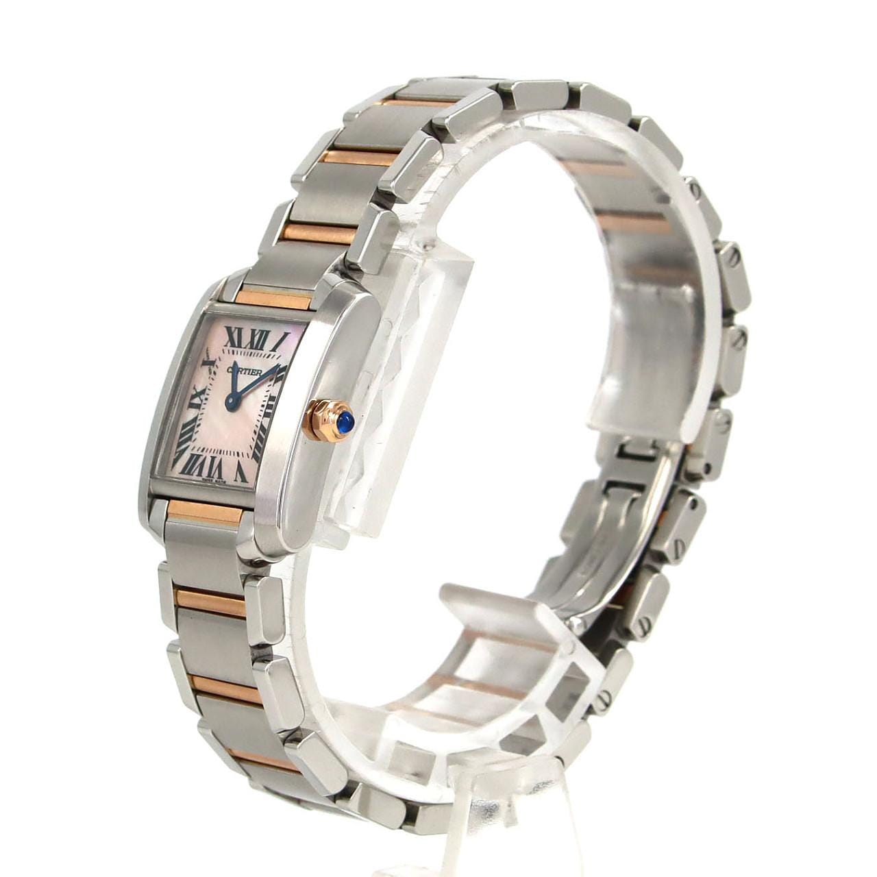 カルティエ タンクフランセーズSM PGコンビ W51027Q4 SSxPG クォーツ