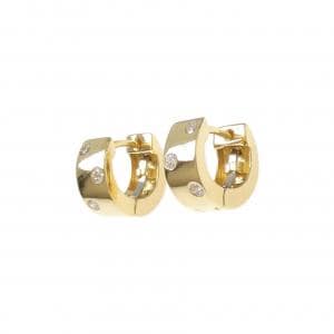 K18YG ダイヤモンド ピアス 0.12CT