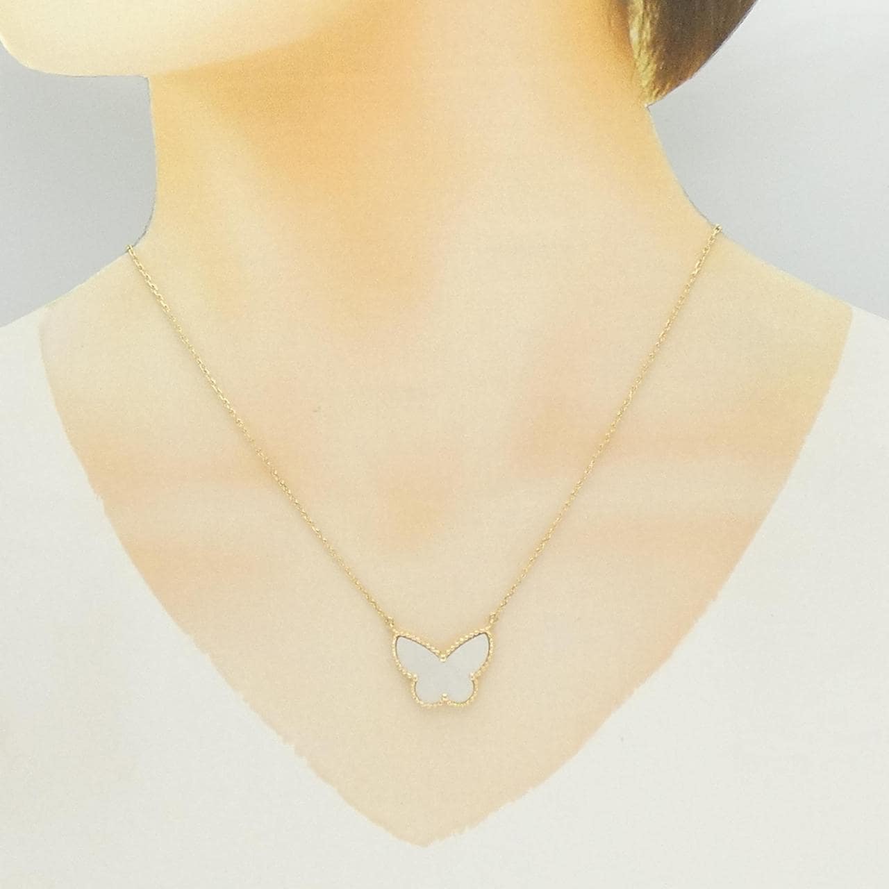 ヴァンクリーフ&アーペル ラッキーアルハンブラ パピヨン ネックレス