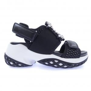 ロジェヴィヴィエ ROGER VIVIER ヴィヴ ラン ストラス バックル サンダル