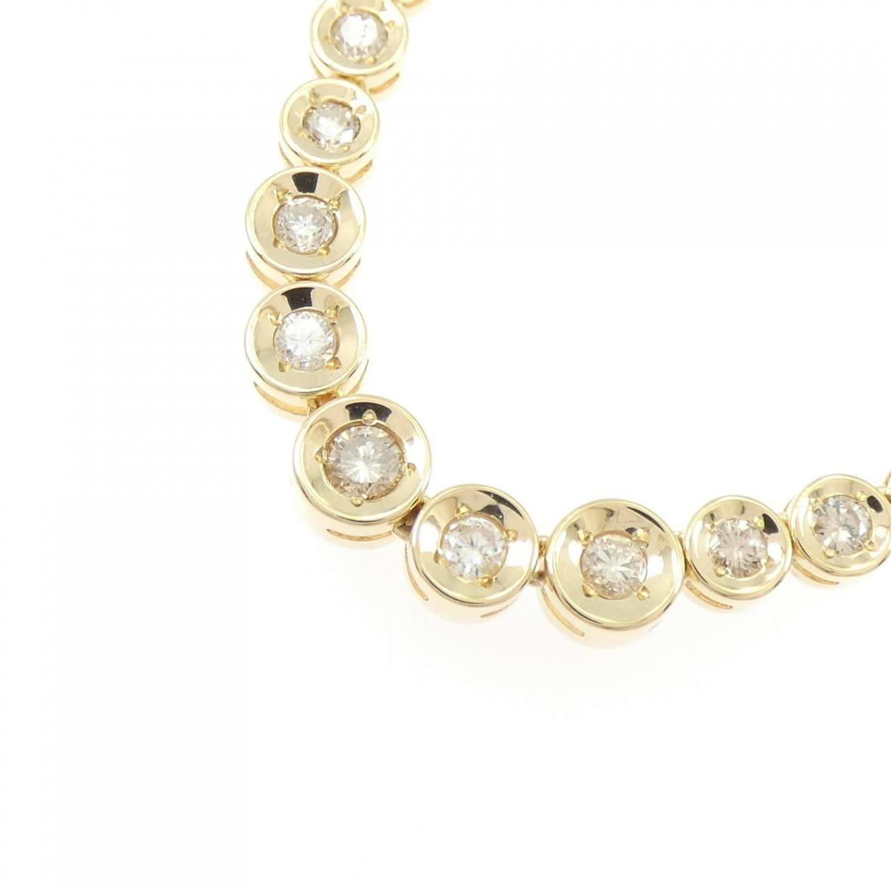 K18YG ダイヤモンド ネックレス 3.00CT