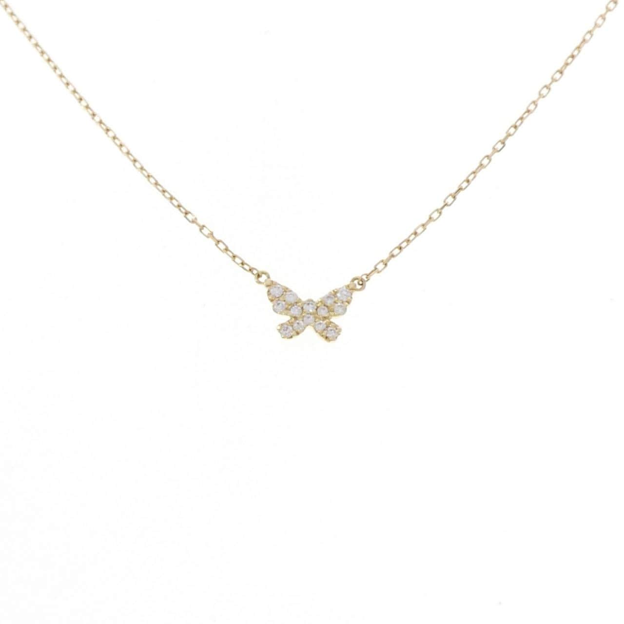 アーカー バタフライ ネックレス 0.06CT
