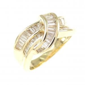 K18YG ダイヤモンド リング 1.03CT