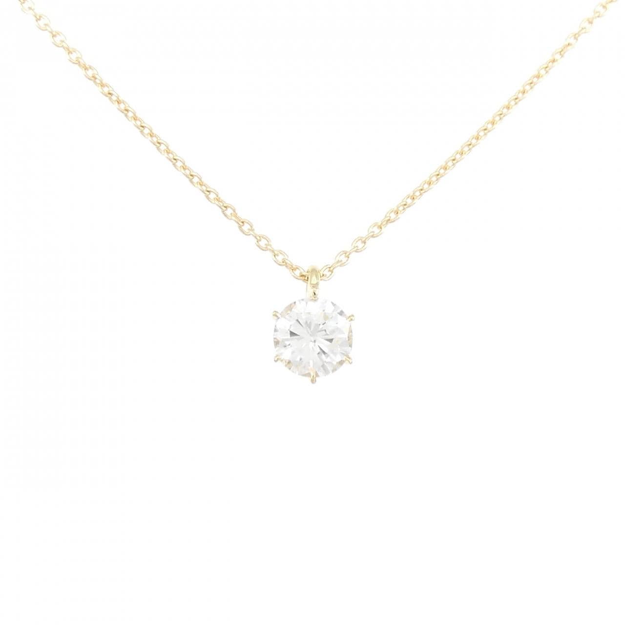 [Remake] K18YG Diamond Necklace 0.421CT H SI1 Good