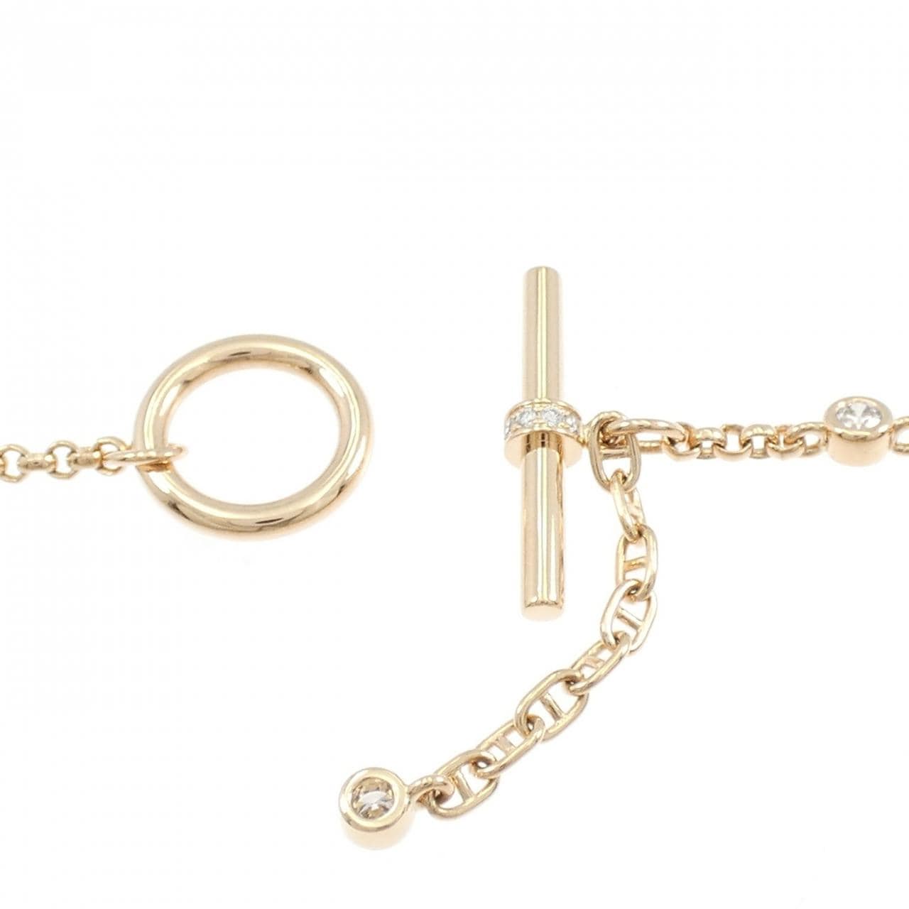 エルメス シェーヌダンクル カオス ブレスレット 0.1CT