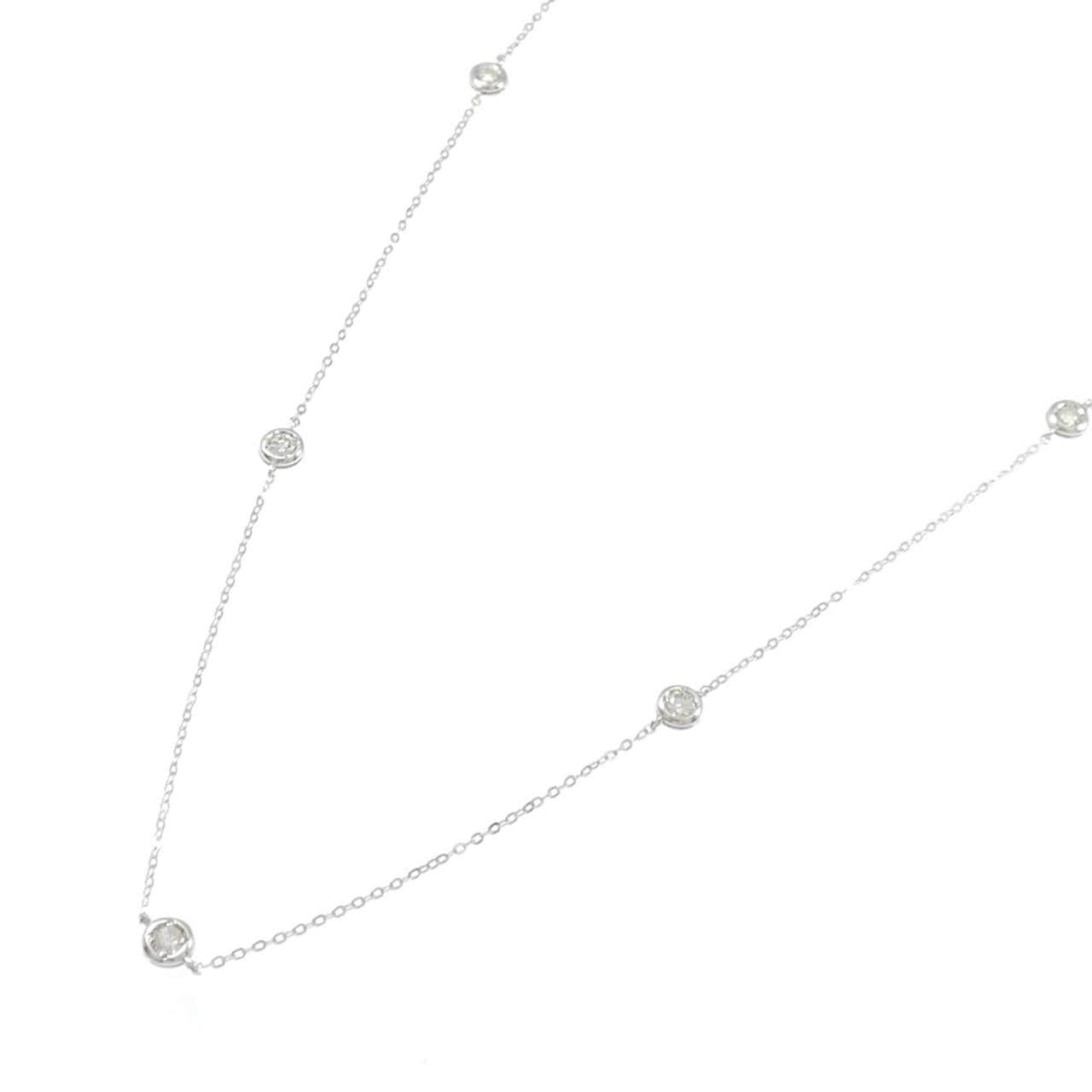 PT950/PT850 ダイヤモンド ネックレス 0.15CT