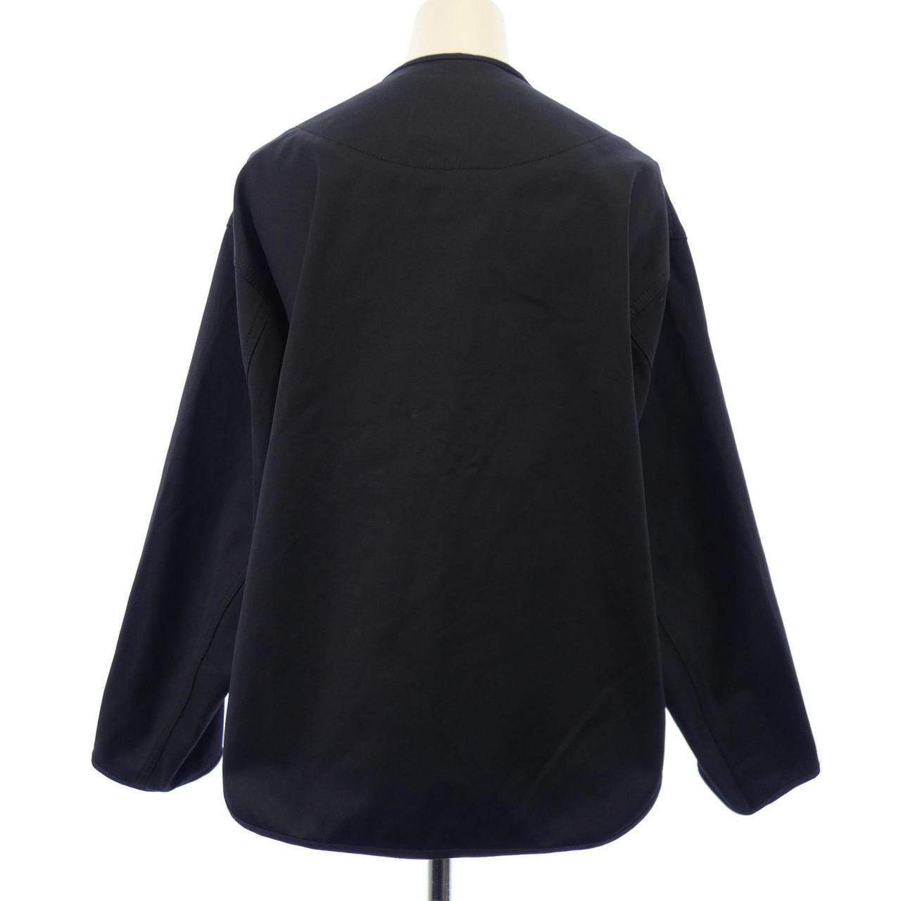 エルメス HERMES JACKET WITH EQUESTRIAN DETAILS 5E0163DQ ノーカラージャケット