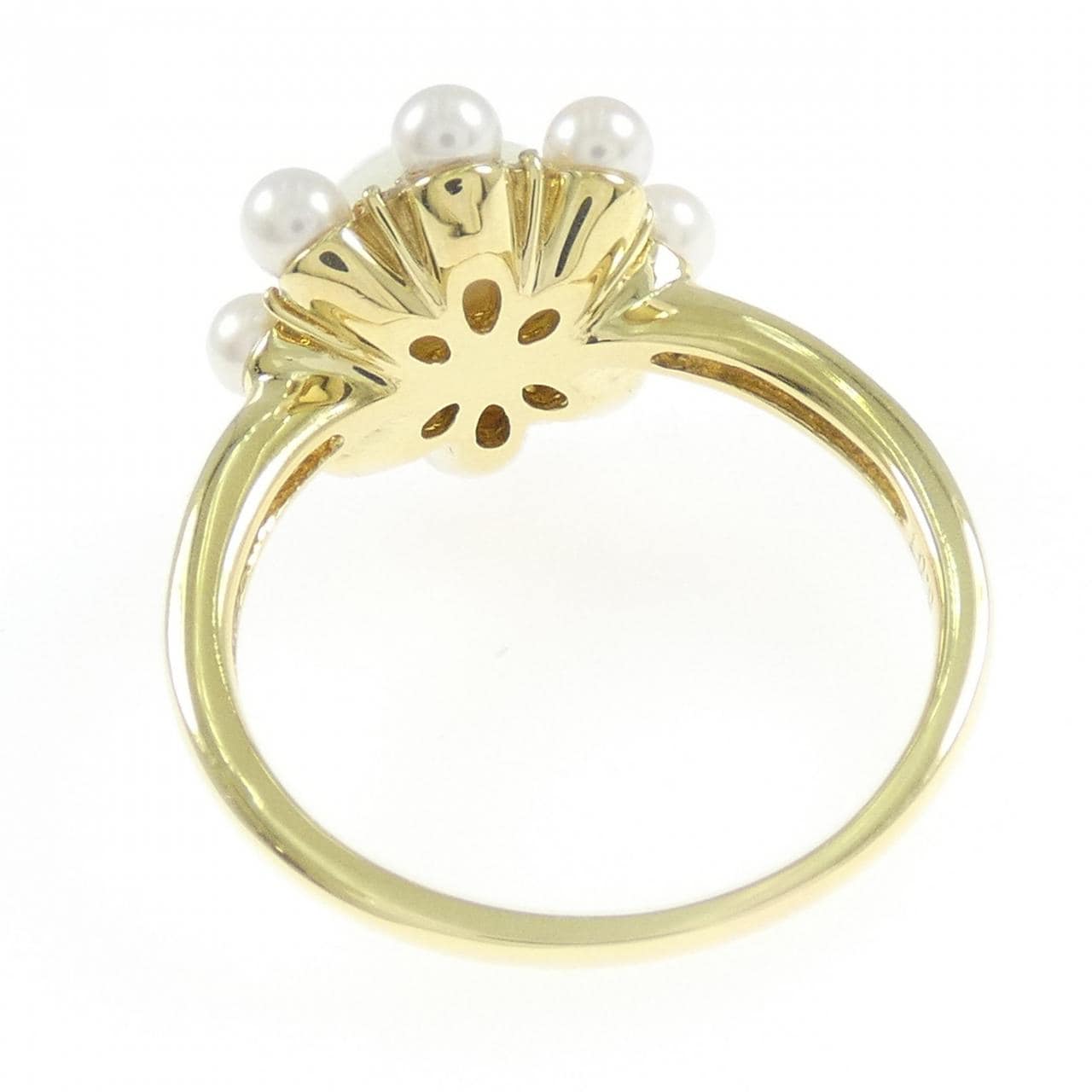 K18YG カラーストーン リング