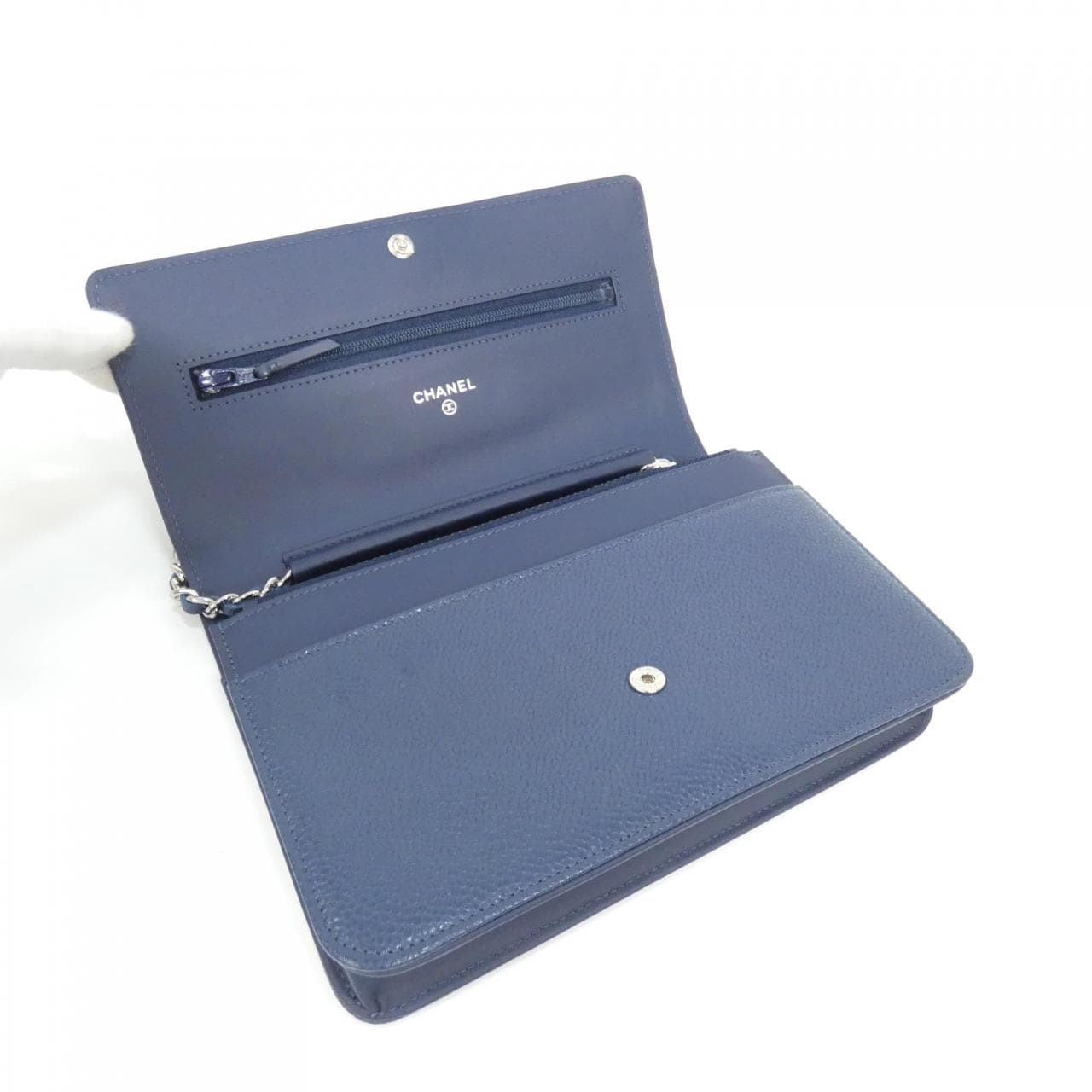 シャネル タイムレスCC ライン 48654 チェーンウォレット