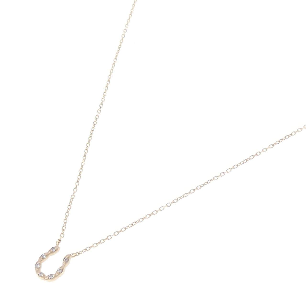 アガット ダイヤモンド ネックレス 0.03CT