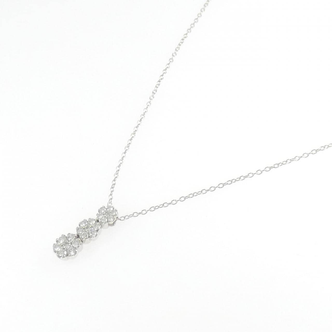 ポンテヴェキオ フラワー ネックレス 0.43CT