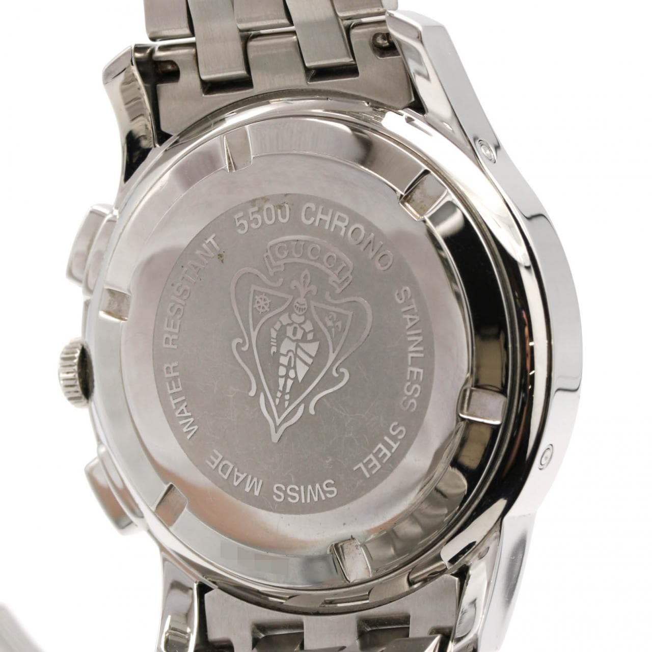 【ノーメンテナンス還元価格】グッチ 5500CHRONO/YA055206 SS クォーツ