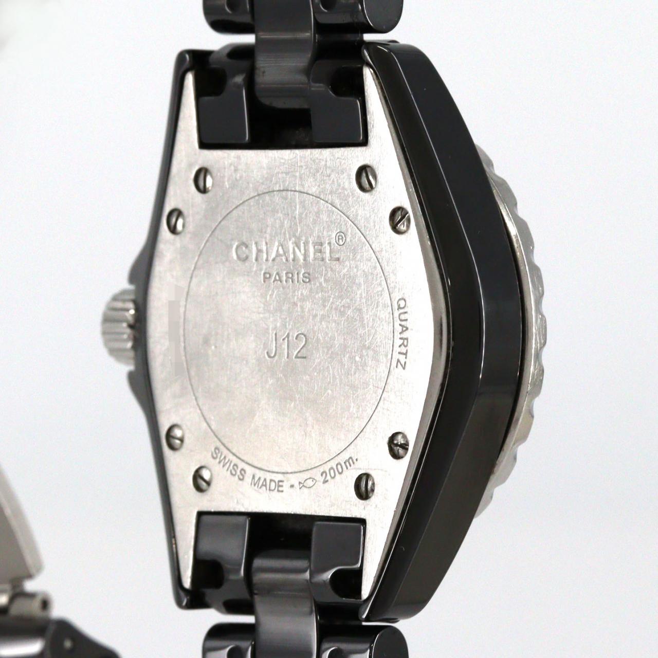 【ノーメンテナンス還元価格】シャネル J12 33mmセラミック･12Pルビー H1634 セラミック クォーツ