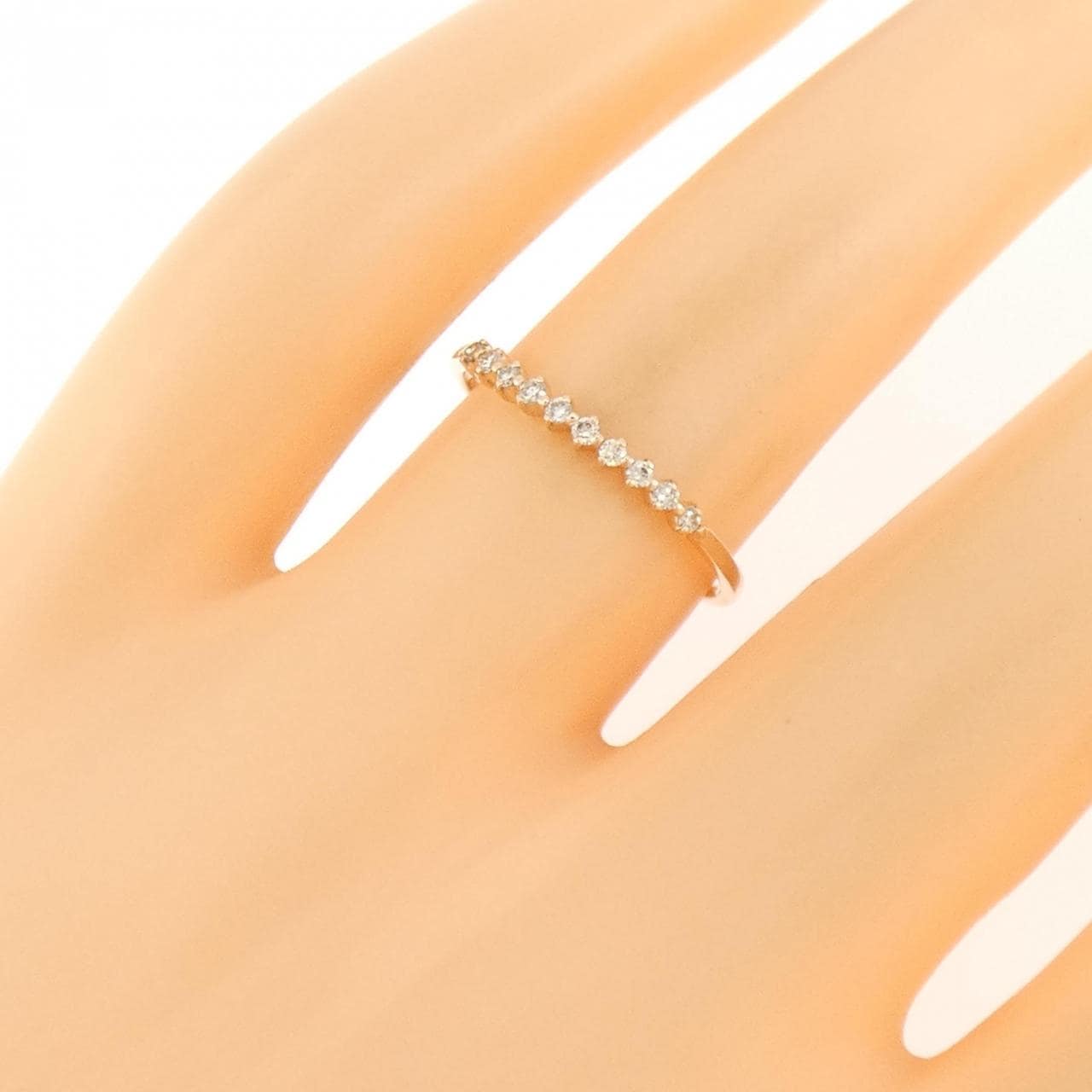 K10PG ダイヤモンド リング 0.08CT