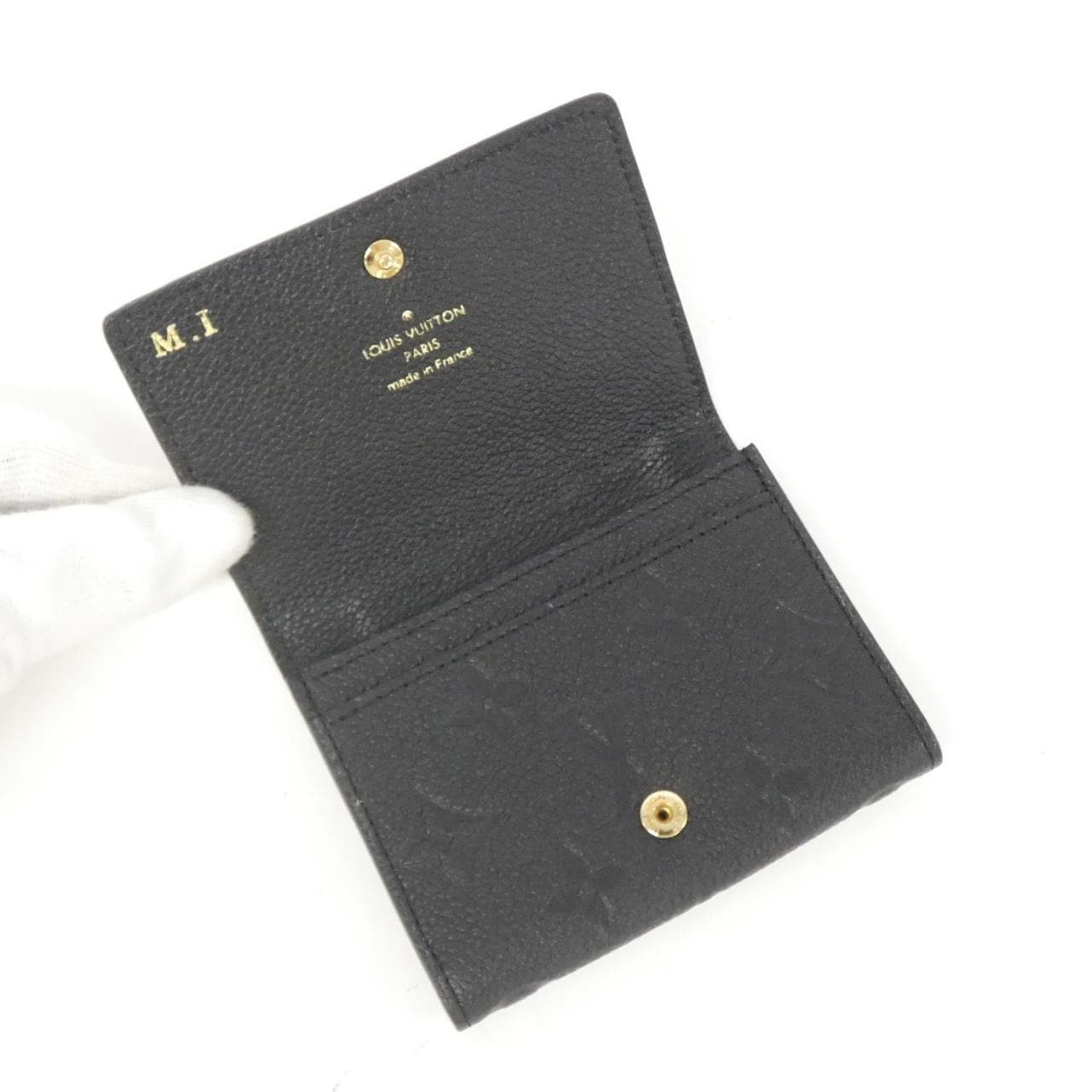 LOUIS VUITTON Monogram Empreinte卡包 Anvelope Carte de Visite M58456 卡包