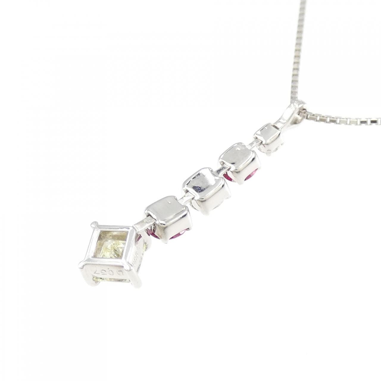 コメ兵｜PT/K18WG ルビー ネックレス 0.33CT｜ジュエリー｜ネックレス