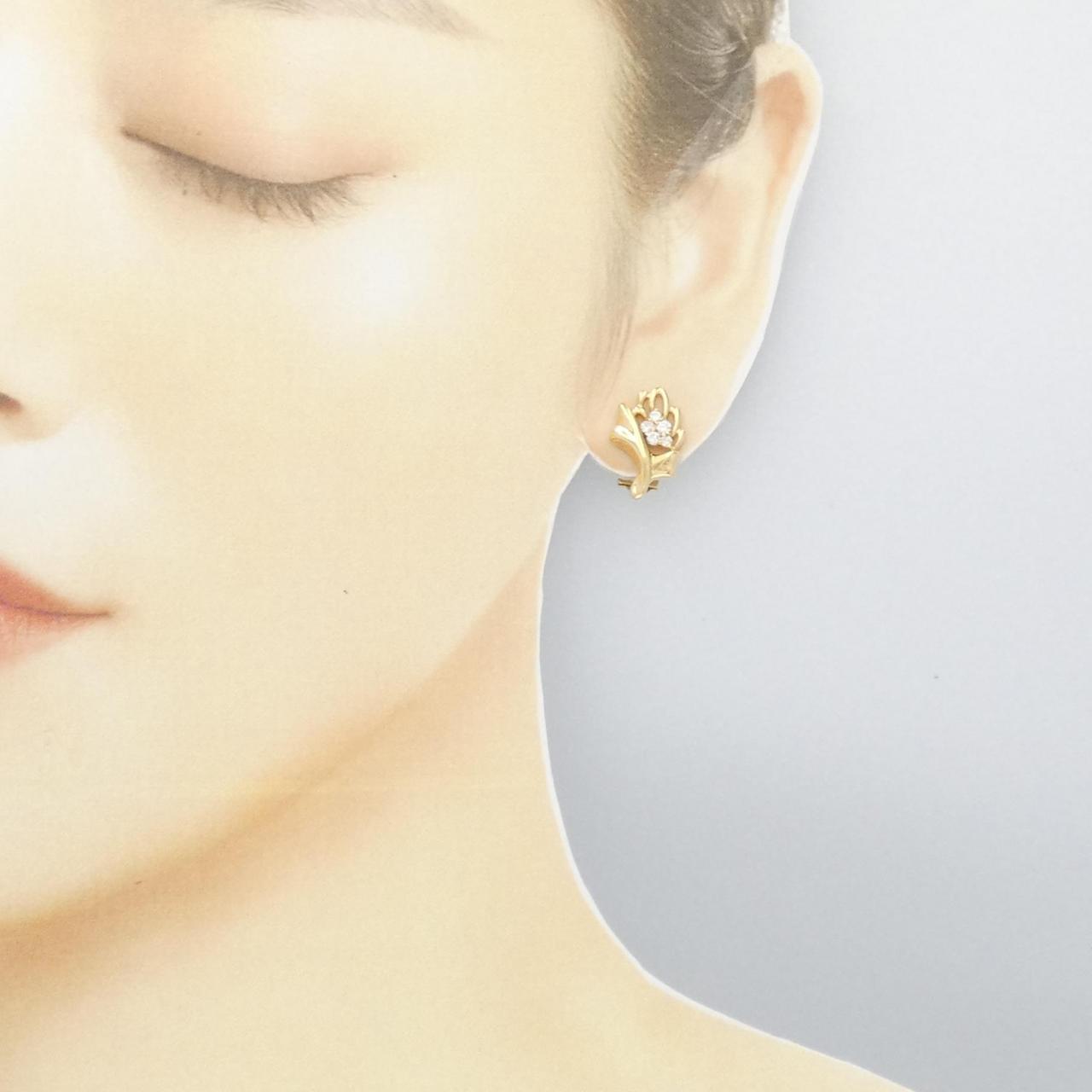 K18YG Diamond earrings 0.32CT