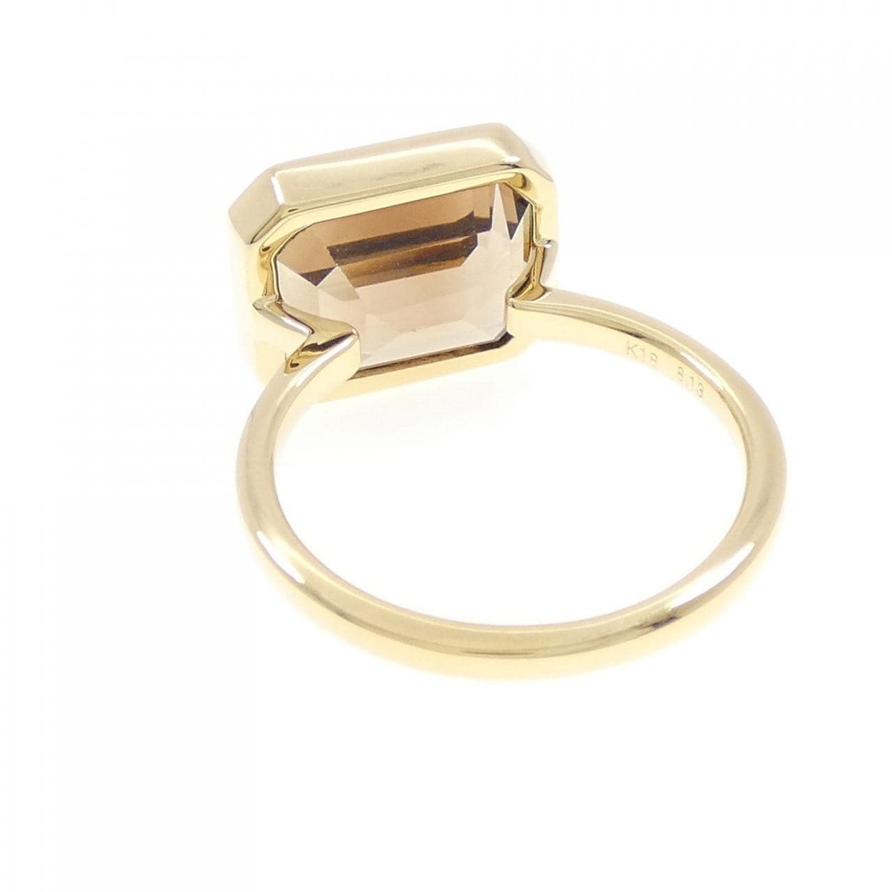 K18YG トパーズ リング 8.13CT