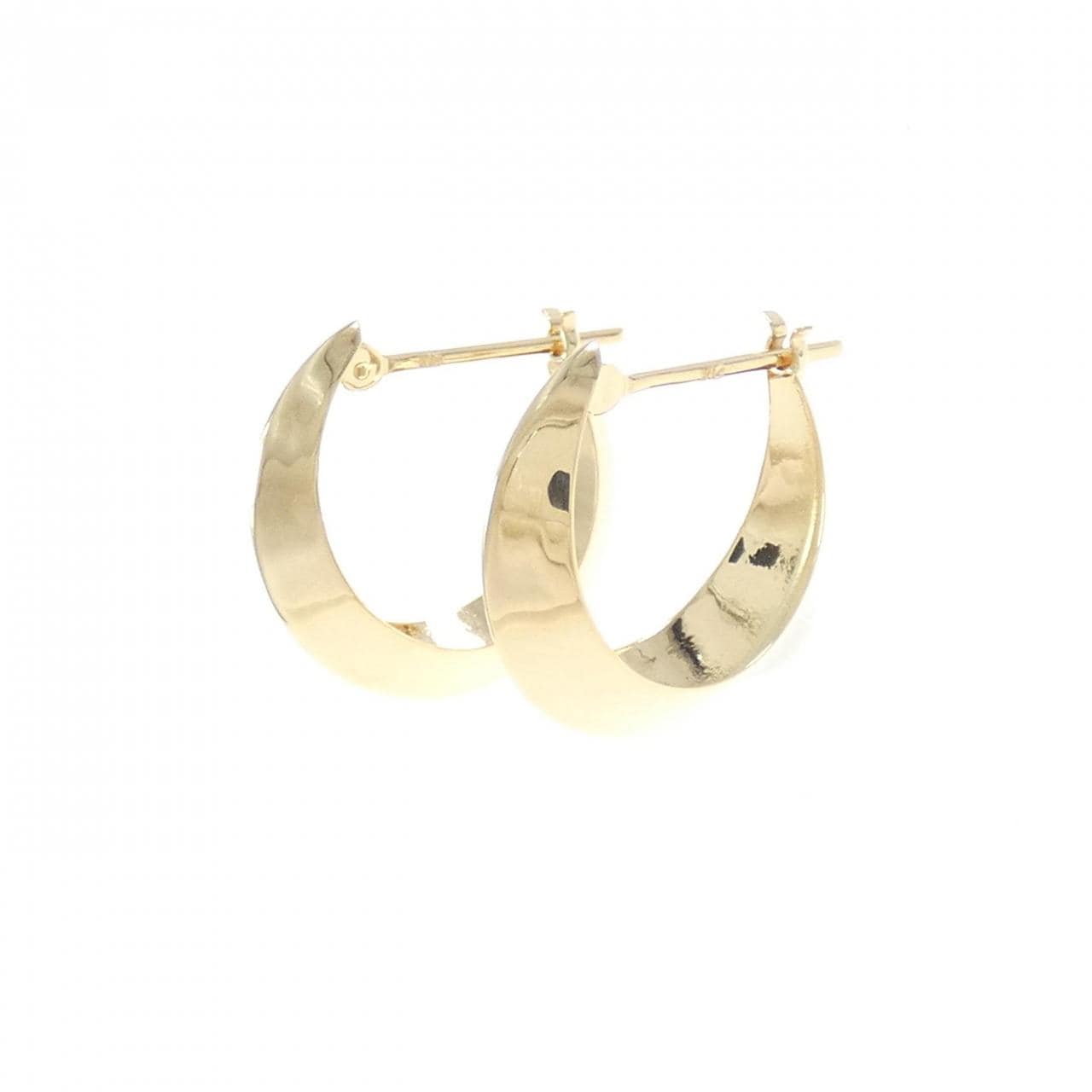 K18PG hoop earrings