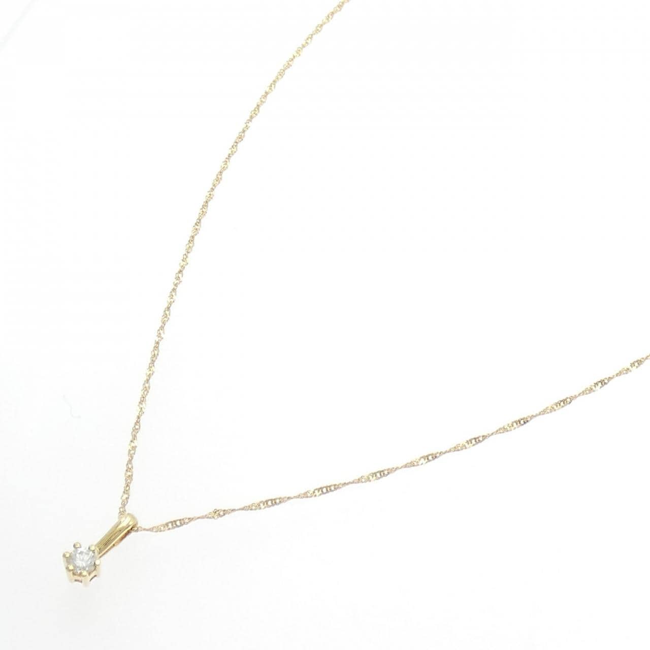 750YG/K18YG ダイヤモンド ネックレス