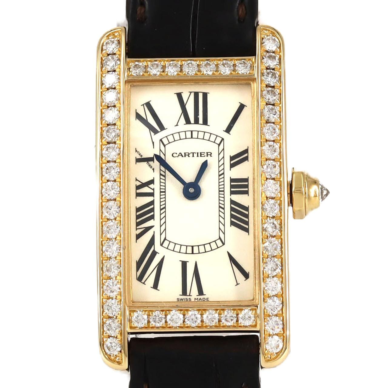 Cartier Tank Américaine SM YG/Cross D WB707231 YG Quartz
